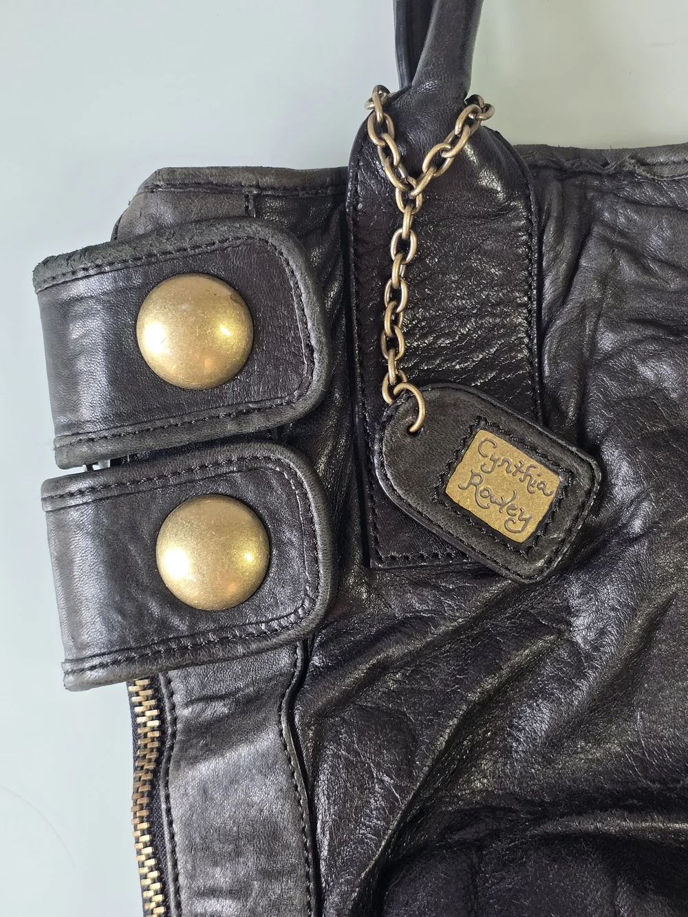 Cynthia Rowley Soft Lamb Leather Hobo Tote